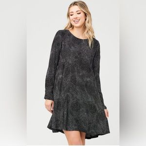 Ripe Pip Spot Woven Maternity Dress Black / White women’s size S